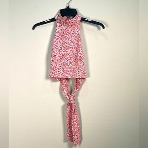 SHEIN Tie Halter Top